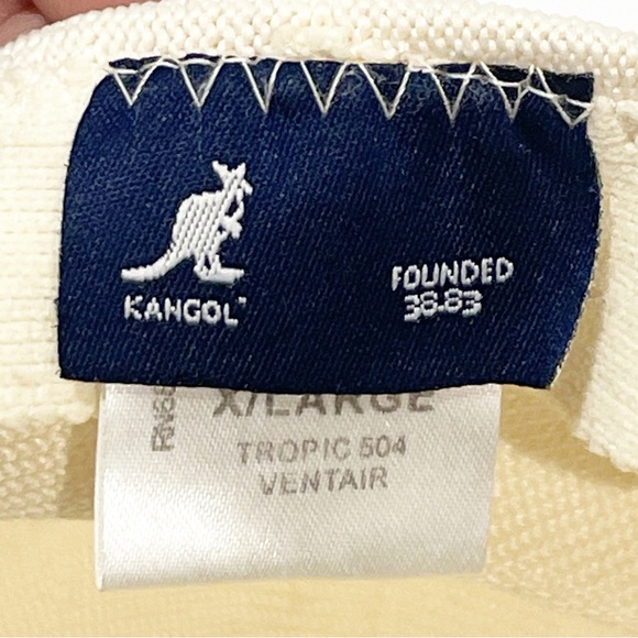 Kangol USA Cream Knit Size XL Tropic 504 Ventair - Picture 4 of 4